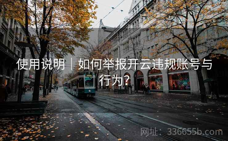使用说明｜如何举报开云违规账号与行为？  第2张