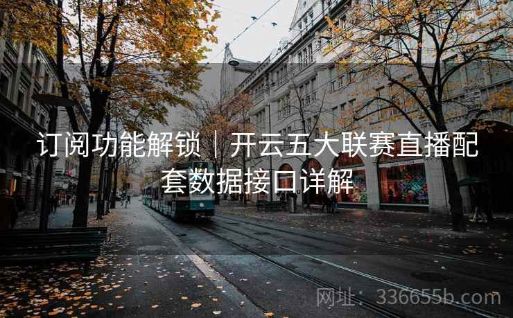 订阅功能解锁｜开云五大联赛直播配套数据接口详解